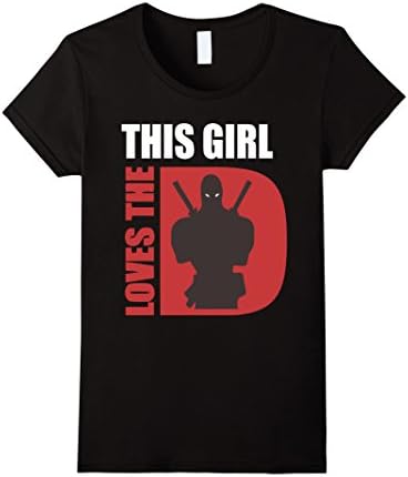 Women's Women's This Girl Loves The D.P T-Shirt Medium Black