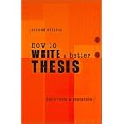 How to Write a Better Thesis by David Evans and Paul Gruba