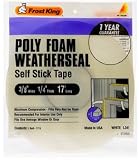 Tools & Hardware : Thermwell #L341H 3/8x1/4 White Foam Tape