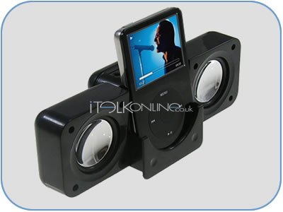 Buy iTALKonline Portable Stereo Speakers For iPod - Black online at Discounted New and Used prices. Delivered to your door with Childrens Toyshop.com