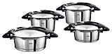 Fissler 1612804000 Intensa, 4-teilig Set, schwarz