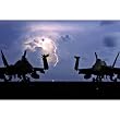 F/A-18C Hornets (Lightning) Art Poster Print - 13x19