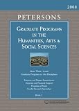 Peterson's Graduate Programs in the Humanities, Arts & Social Sciences 2008 (Grad 2) (Peterson's Graduate Programs in the Humanities, Arts & Social Sciences)