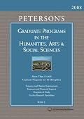 Peterson's Graduate Programs in the Humanities, Arts & Social Sciences 2008 (Grad 2) (Peterson's Graduate Programs in the Humanities, Arts & Social Sciences)