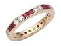 2.10 cttw Karina B(tm) Genuine Ruby Eternity Band LIFETIME WARRANTY