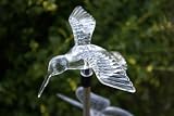 LED Solarlampe / Solarleuchte Kolibri mit Erdspieß Wegbeleuchtung