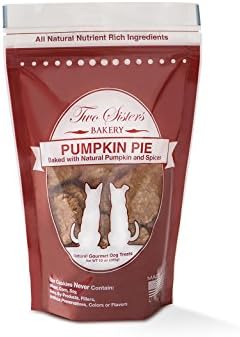 Two Sisters Bakery Natural Pumpkin Pie Dog Cookies (1 Pouch), 10 Oz