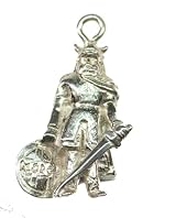 Sterling Silver Viking Soldier Pendant