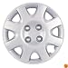 Drive Accessories KT895-14SL 14-Inch Plastic Wheel Cover, Silver Lacquer (Alloy Color)