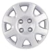 Drive Accessories KT895-14SL 14-Inch Plastic Wheel Cover, Silver Lacquer (Alloy Color)