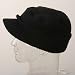 Military Knit Visor Cap-Black