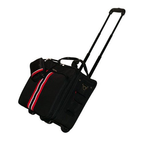 Women In Business Women's Roller Case - Fits Laptops of Screen Sizes Up to 17.3-inch - Black/Red ROLLER1