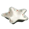 Pfaltzgraff Winterberry Star Shaped Sculpted And Handpainted Serve Bowl