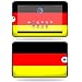 Protective Vinyl Skin Decal Cover for Toshiba Thrive 10.1 Android Tablet Skins German Flag