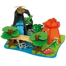 BigJigs Heritage Playset Dinosaur Island