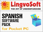 LingvoSoft Spanish dictionaries software pack for Pocket PC