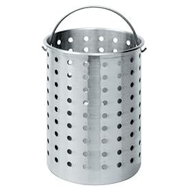 Bayou Classic B300 Perforated Steam, Boil, Fry Accessory Basket.  Fits 30-Quart Bayou Classic Turkey Fryers