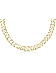14K Solid Yellow Gold Cuban Curb Link Chain / Necklace 10mm Wide 30" inch Long - Weighing 81.6 Gr.