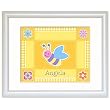 Flowerland White Personalized Print