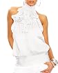 Cascading Ruffle Halter Top main image