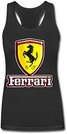 Fashion Ferrari car logo Women's Tank top Large