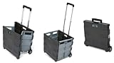 Craft Cart - Folding and Portable (Black/Light Grey) (16