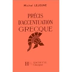 Pr�cis d'accentuation grecque