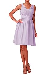 V-neck Chiffon Beaded Evening Dress/Bridesmaid Dress/Prom Dress/Party Dress/Wedding Dress 