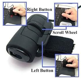2-button Ergonomic USB 800dpi Optical Finger Mouse