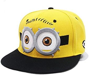 Wintimes Unisex Adult Adjustable Despicable Me Minions Cartoon Hip Hop Hats Baseball Caps Outdoor Caps