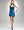 Back Cutout Shine Bodycon Dress - CORSAIR (M/L)
