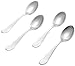 Ginkgo Celine Platinum Demitasse Spoons, Set of 4