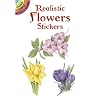 Realistic Flowers Stickers (Dover Little Activity Books Stickers)