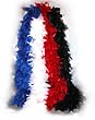 Large Unique Fluffy 6 foot Long Feather BOA's in Black, White, Red, Royal, Turquoise, Orange, Hot Pink or Purple.
