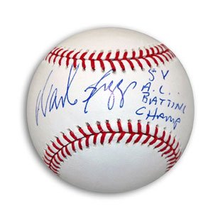 Wade Boggs Signed Red Sox Baseball - 5x A.L. BATTING CHAMP