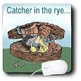 Londons Times Famous People Places Books Cartoons - CATCHER IN THE RYE - Mouse Pads