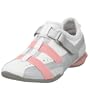 michelle K Women's Rapture Sneaker,White/Silver,10 M
