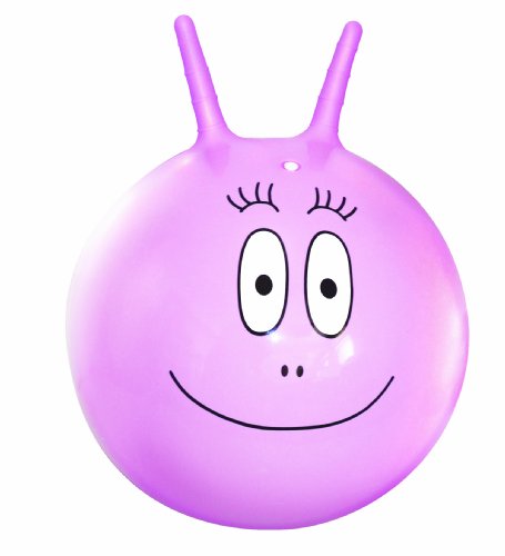 D'Arpèje - Barbapapa - OBAR 56 - Jeu de Plein Air - Ballon Sauteur - 2 Poignées - 45 cm