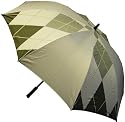 LONGRIDGE GOLF EQUIPMENT EXECUTIVE UMBRELLA, WHITE / SILVER