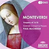 Monteverdi: 1610 Vespers