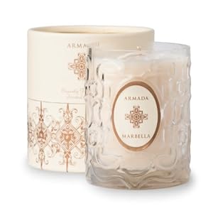 Zodax IG-1634 Armada Scented Candle Jar in Gift Box, Marbella Scent, 3 by 4-Inch