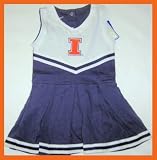 University of Illinois Cheerleader Dress Girls Kids