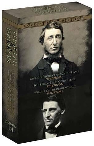 Thoreau and Emerson Boxed Set: Classic Works (Dover Thrift Editions)