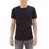 ドルチェ＆ガッバーナ DOLCE&GABBANA ロゴチケット付き無地半袖ヘンリーネックTシャツ G8Q58T G7BY6 N0000 ブラック 【2012SS 春夏新作】【並行輸入品】 チケット