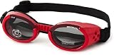 Doggles ILS Dog Goggles Sunglasses Red/Smoke Large