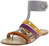 olsenHaus Women's Beach Ball Sandal W/ Chain And Studs