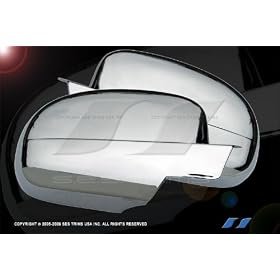 2007-2008 Cadillac Escalade/2007-2008 Chevy Avalanche,Silverado,Suburban,Tahoe SES Triple Chrome Plated Mirror Covers