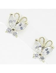 Kids 14K solid gold earrings fancy stud hoop huggie ball fashion dangle swa...