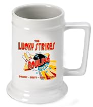 Personalized 16 oz. Bowling Team Beer Stein (Set of 48)