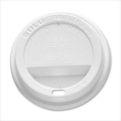 Traveler Lid, Solo, 16Oz., White (SLO310007) Category: Cup Lids